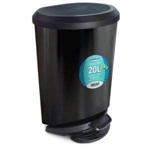 Lixeira  Com  Pedal  20 Litros  Preta