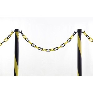 Corrente  Plastica  Zebrada  Montavel  Elo  Grande  2 Metros