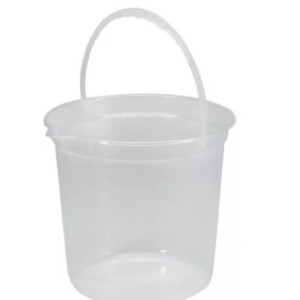 Balde 8 Litros Com Alça Plastica Translucido