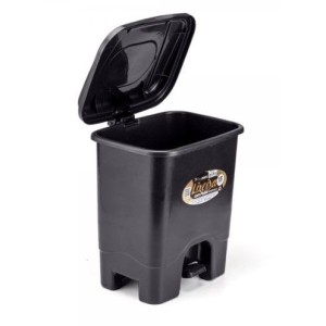 Lixeira  Com Pedal  Retangular  13 Litros Black