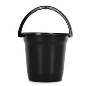 Balde  Elegance  Preto 5 Litros