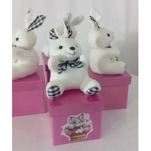 Porta Bombom  Com Coelho