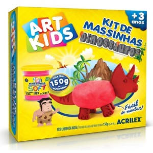 Kit de Massinhas Dinossauros 150 Gramas