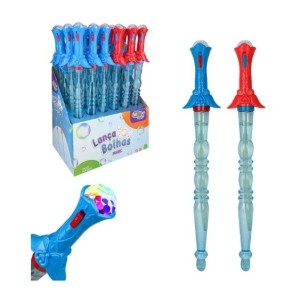 Bastão  Lança  Bolhas Com  Luz  Magic Sword  Sortido 44 Cm