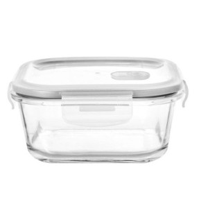 Pote Hermético  Quadrado 700 Ml Vidro