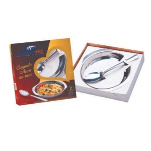 Conjunto Para Arroz Inox Com 2 Peças