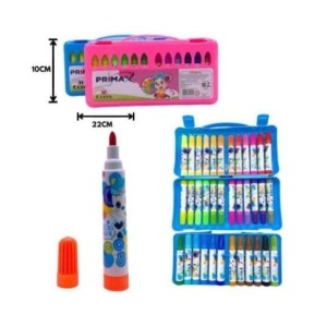 Caneta Hidrografica  36 Cores  Com Maleta