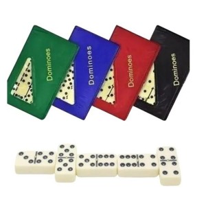 Jogo de Dominó 9 mm Com 28 Peças