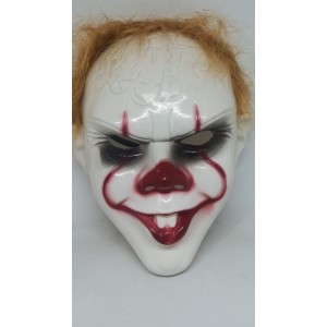 Mascára Palhaço Com Cabelo