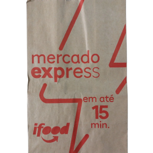 Saco  De  Papel  Kraft  Ifood  Mercado  ExpressUnidades