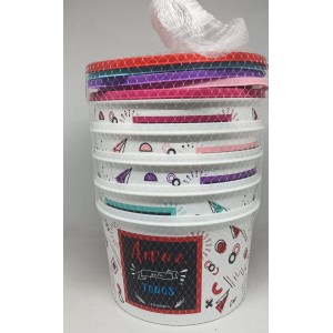 Conjunto  5 Peças  Multi Uso   Colors  2 Litros