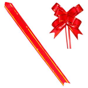 Laço  Facil 10 Peças 18 MM Vermelho  Plastico