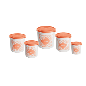 Jogo  Mantimento Decorado Geométrico 5 Peças