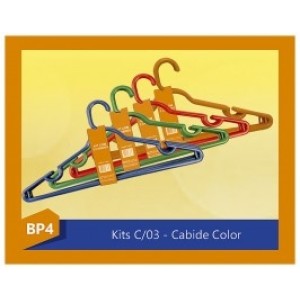 Cabide PP Com 3 Color
