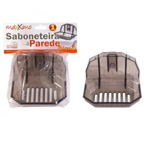 Saboneteira com Ventosa Fume