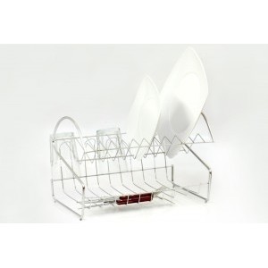 Escorredor de Louça Jaddy Cromado Ecológico