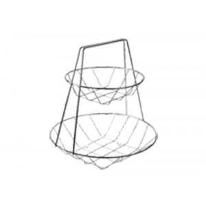 Fruteira Dupla Cromada