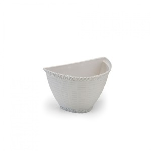 Vasinho De Parede Rattan Marmore