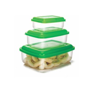 Gold Pote Retangular PMG Transparente - 270ML / 750ML / 1500ML