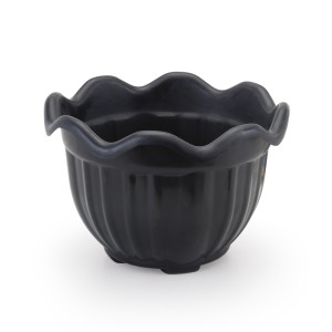 Vaso Flor Medio Preto