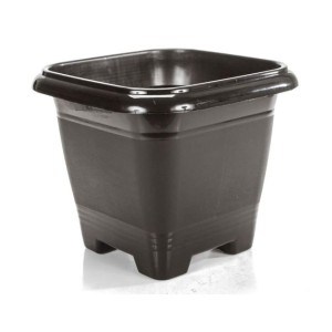 Vaso Quadrado Preto 19 Litros
