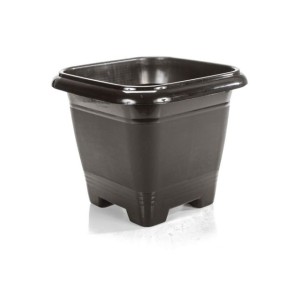 Vaso Quadrado Preto 9,5 Litros