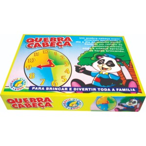 Jogo Quebra Cabeça Relogio