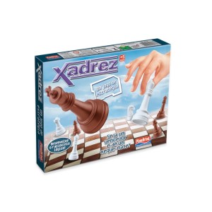 Jogo de Xadrez 32 Peças com 1 Tabuleiro com Caixa