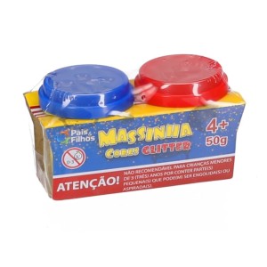 Massinha De Modelar Cores Glitter