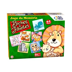 Jogo da Memória - Bichos e Filhotes