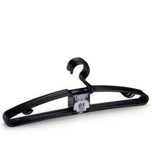 Cabide Com 5 Peças Preto Master