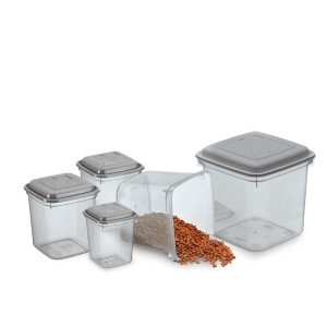 Conjunto Mantimento Com 5 Peças Quadrado Colorido