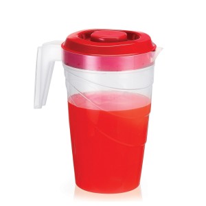 Jarra 2 Litros Com Tampa  Translucida