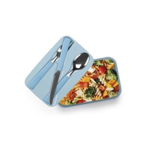 Marmita Com Porta  Talheres 900 Ml