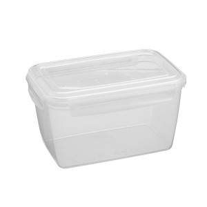 Pote Com 4 Travas Laterais 2,400 Litros Alto Transparente