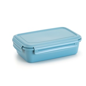 Pote Com Travas Laterais  600 Ml Baixo Colorido