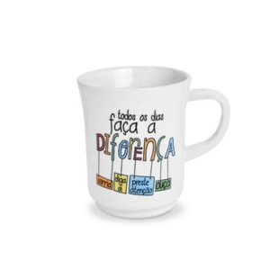 Caneca Americana Branca Decorada com Dizeres