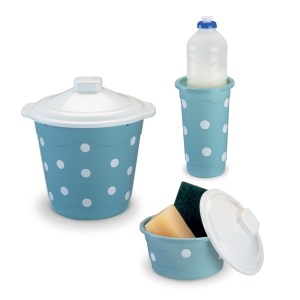 Super Kit Para Limpeza 3 Peças Bolinhas