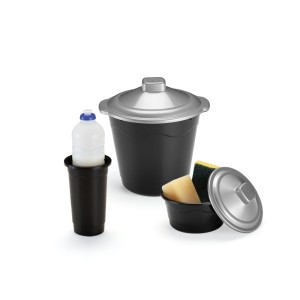 Super Kit Para Limpeza 3 Peças Black