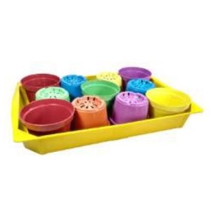 Kit Jardinagem  Com 11 Vasinhos