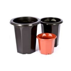 Vaso  Octogonal  14  Preto