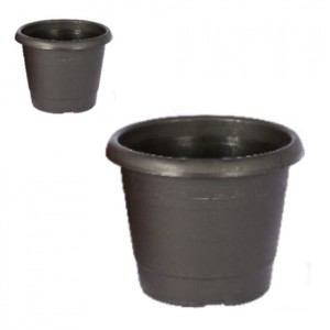 Vaso VB-18  Preto Com Borda