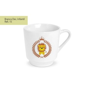 Caneca Lisa Branca Decorada Infantil