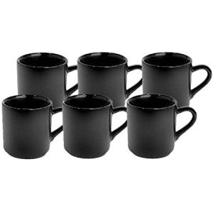 Conjunto Xicara Café Lisa Com 6 Peças