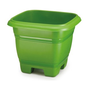Vaso Quadrado Verde Gigante 35 cm