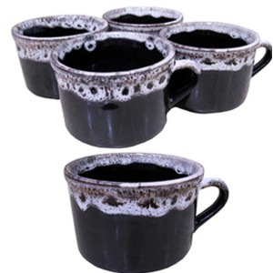 Jogo Para Chá Borda 100ML Com 4