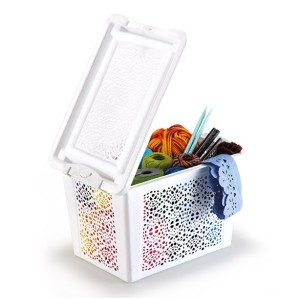 Caixa Mandala  Travas  8,5 Litros Branca