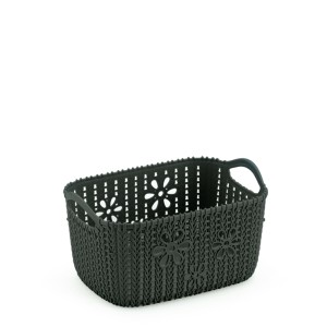 Cesta Floral Cinza 3,5 Litros