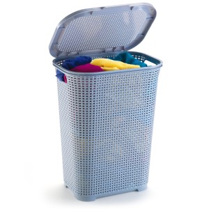 Cesto Rattan Cinza 30 Litros