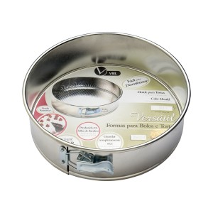 Forma Para Bolo Aluminio Desmontável 23 CM